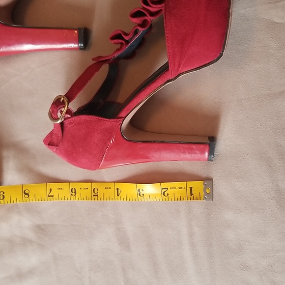 Madden Girl Setra open-toe ruffled t-strap pump - Picture 5 of 10
